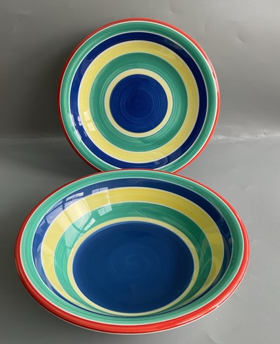 Striped multicoloured ceramic - striped,