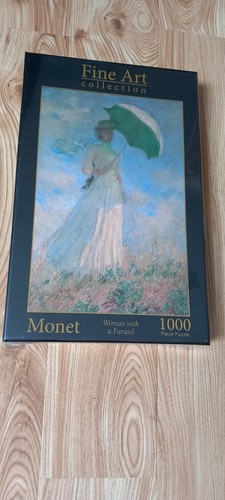 Monet donna con ombrellone - con,