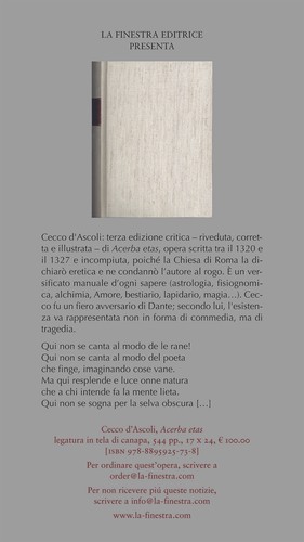 Cecco ascoli acerba - cecco, etas