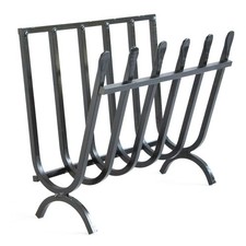 BRUCIALEGNA CULLA FERRO BATTUTO BRUCIA LEGNA PER CAMINETTO CAMINO FUOCO CM40