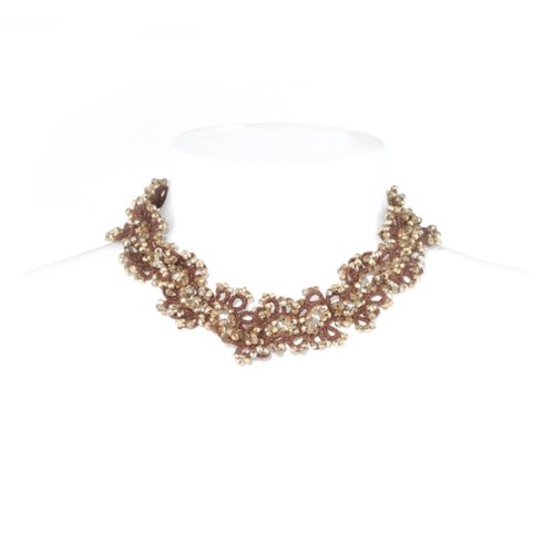Sodini collana pizzo bronzo - in,