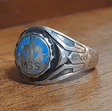 Anello argento college 1948