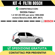 KIT BOSCH 4 Filtri tagliando