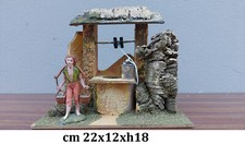 Pozzo presepe con statua presepe accessori presepe albero presepe e sughero