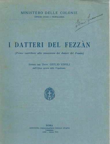 Vivoli datteri del fezzan - vivoli, i