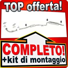 Scarico Completo per FIAT SEICENTO 1.1 Sporting 1998-2004 Marmitta +Tubo