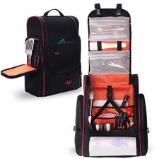 Camping Organizer for Outdoor Kitchen Storage, Large Hanging Cookware Backpac...