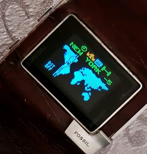 Vintage 1980 quarzo fossil - 1980/90,