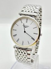 [Quasi Come Nuovo] Longines La Grande Classique L4.709.4 Orologio Uomo Quarzo Quadrante Bianco