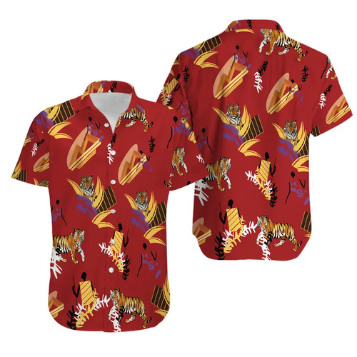 Camicia hawaiana rossa tony - hawaiana,