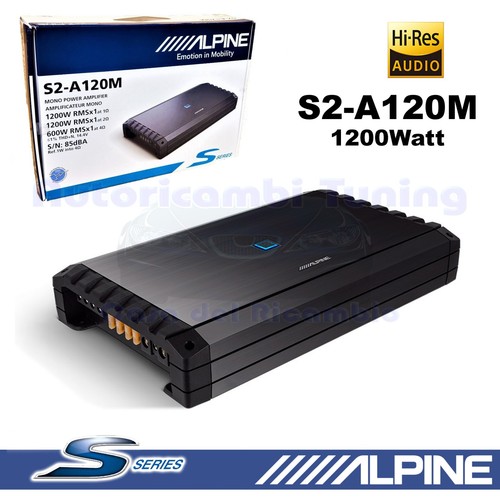 Amplificatore alpine a120m - amplificatore, s2-a120m