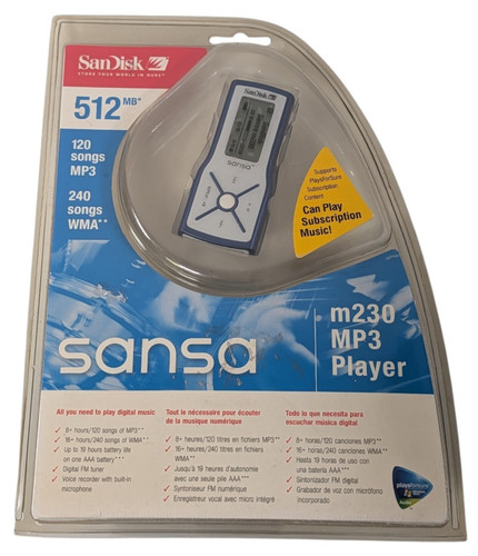 Sandisk sansa 512 lettore - sandisk,