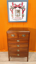 Mobile cassettiera como' in mogano stile inglese
