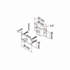 Kit Supporto Staffa Perno