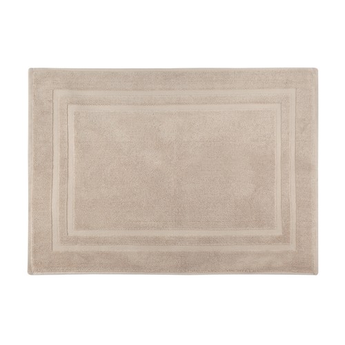 Tappeto bagno cotone tortora