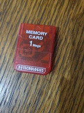 Memory Card 1MB X-TECNOLOGIES per Sony PS1 PS2 - PlayStation 2 - NERO [M08]