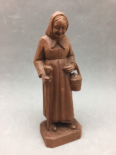 Statuina vintage intagliata - , a