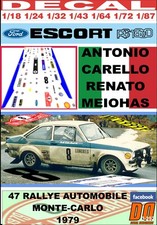 DECAL FORD ESCORT RS 1800 MKII