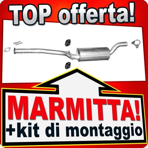 Silenziatore centrale per ford - silenziatore,