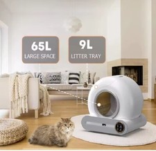 Lettiera autopulente, per gatti automatica, controllo app, design salvaspazio