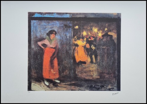 Pablo picasso street - street, girl