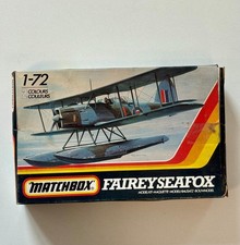 fairey seafox    1/72 MATCHBOX  AEREO JET AEREOPLANO  MODELLINO