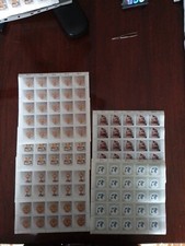 Lotto Fogli Interi Francobolli