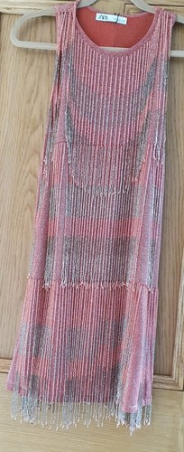 Mini abito zara rosa corallo - rosa, e