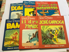 Disney - Sinfonie allegre - lotto di quattro  volumi - Mondadori 1950