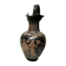 Vaso. Oinocoe Etrusca Riproduzione Antica Del IV Secolo A.c.