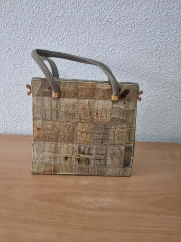 Borsa mano ecopelle - in, beige