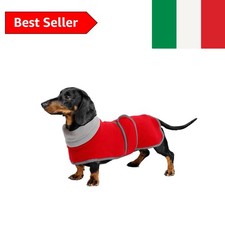 Geyecete -Invernale Cappotto per cane bassotti, con fodera in pile caldo, abb...