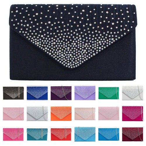 Pochette donna raso diamante
