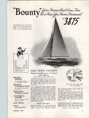 1940 annuncio cartace coleman - 1940,