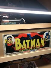 Vintage Detective Comics Batman inutilizzato rivenditori americani window streamer