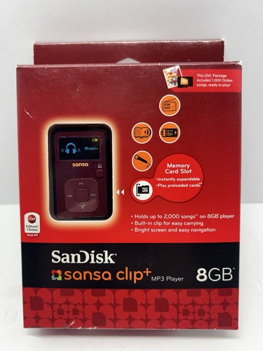 Sandisk sansa clip plus 8gb - clip,