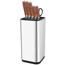 Porta Coltelli Cucina Kitchen Knife Block for Over 8 Knives Stainless Steel