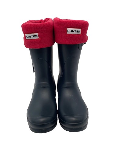 Hunter navy wellies fleece - hunter,