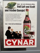 Cynar Carciofi Amaro Grappa Originale Vintage Pubblicità 1966 Pubblicità advert