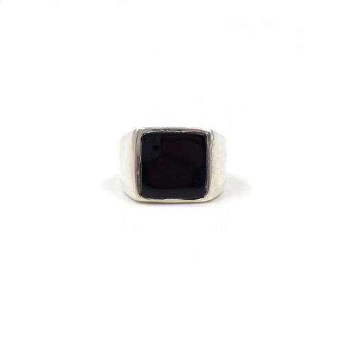 Anello argento 925 onice - in,