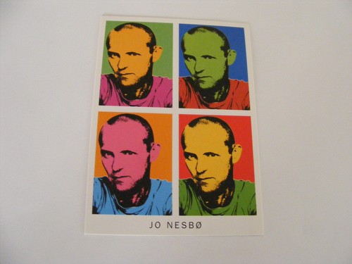 Nesbo signed promo card - nesbo,