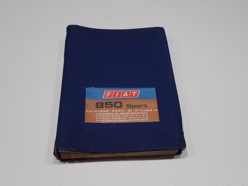 Fiat 850 sport spider catalogo - sport,
