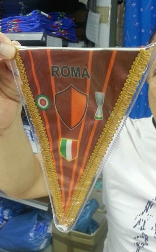 Gagliardetto roma bandiera - 1,