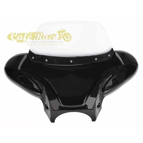 Batwing nero lucido - , con