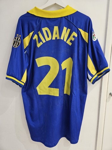 Match worn shirt maglia zidane - shirt,