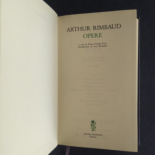 Arthur rimbaud opere - arthur,