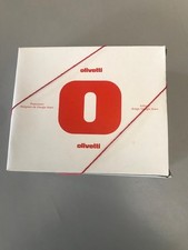 POSACENERE OLIVETTI “O” Design GIORGIO SOAVI NOS Con Scatola rosso nuovo