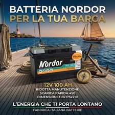 Batteria Nautica Nordor 12V