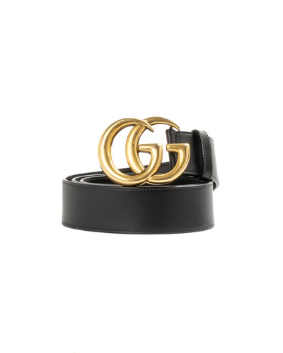 Gucci cintura marmont nera - gucci,