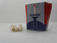 3 Candele Vintage steariche olandesi Cereria Bertoncini Curno Bergamo